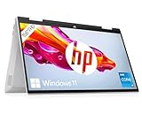 HP Pavilion x360 2in1 Convertible Laptop | 15,6' Full HD IPS Touchscreen | Intel Core i5-1235U | 8GB DDR4 RAM | 512GB SSD | Intel Iris Xe Grafik | Windows 11 | QWERTZ Tastatur | Silber