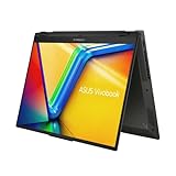 ASUS Vivobook S 16 Flip Convertible Laptop |16' FHD+ 16:10 entspiegeltes IPS Display | Intel Core i9-13900H | 16 GB RAM | 1 TB SSD | Intel HD | Windows 11 | QWERTZ Tastatur | Midnight Blac