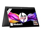 HP Envy x360 2-in-1 Laptop | 15,6' FHD-Touchscreen | AMD Ryzen 5 7530U | 16 GB DDR4 RAM | 512 GB SSD | AMD Radeon Grafik | Windows 11 Home | QWERTZ | Schwarz