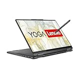 Lenovo Yoga 7 Convertible Laptop | 14' WUXGA OLED Touch Display | AMD Ryzen 5 7535U | 16GB RAM | 512GB SSD | AMD Radeon Grafik | Win11 Home | QWERTZ | grau | inkl. Pen | 3 Monate Premium Car