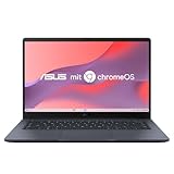 ASUS Chromebook CX14 CX1405CTA Laptop | 14' FHD 16:9 Display | Intel N150 | 4GB RAM | 128GB eMMC | Intel UHD | ChromeOS | QWERTZ | Quiet Blu