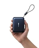 Baseus AC22 Mini Powerbank 20000mAh, 45W PD Power Bank Klein mit Integriertem USB-C Kabel, Externe Handyakkus Im Taschenformat für iPhone 17/16/15, Samsung S26/S25 Ultra, iPad, Pixel 10/9