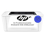 HP Laserjet M110we Laserdrucker, Monolaser, HP+, Drucker, WLAN, Airprint, Schwarz-weiß-Drucker, Inklusive 6 Probemonate HP Instant I