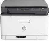 HP Color Laser 178nwg Multifunktions-Farblaserdrucker (Drucker, Scanner, Kopierer, WLAN, Airprint), weiß-grau