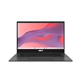 ASUS Chromebook CM1 Laptop | 14' Full-HD entspiegeltes Display | MediaTek Kompanio 510 | 4 GB RAM | 128 GB eMMC | ARM G52 MC2 | ChromeOS | QWERTZ Tastatur | Gravity Grey