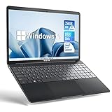 SGIN Laptop Windows 11 15,6 Zoll Laptop 8GB RAM 256GB SSD ROM, Celeron N4020C, 1920×1080 FHD IPS Display, 2,4 / 5.0 G WiFi, 2X USB 3.0, Bluetooth 4.2, TF-Kartenerweiterung auf 512 GB (Black)