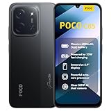 XIAOMI Poco C85, Smartphone 8+256GB, 6,9' 120Hz Display 7,99mm Design, MediaTek Helio G81-Ultra Octa-Core, 50MP AI-Zweifach-Kamera, 6000mAh, Black, Ladegerät Nicht im Lieferumfang enth