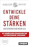 Entwickle deine Stärken: Der Strengthsfinder 2.0 – Mit persönlichem Zugangscode zum CliftonStrengths© Assessm