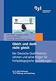 Gleich und doch nicht gleich: Der Deutsche Qualifikationsrahmen und seine Folgen für frühpädagogische Ausbildungen (DJI - Fachforum Bildung und Erziehung, Band 10)