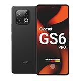 Gigaset GS6 PRO Smartphone – 256GB+8GB RAM - 6,67' FHD+ OLED-Display mit 120Hz - Octa-Core 5G Prozessor - 64+8+2MP Triple-Kamera - 5.300mAh(typ.) Akku, wechselbar - Android 15 - Made in Germany, blac