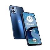 Motorola moto g14 Smartphone (6,5'-FHD+-Display, 50-MP-Frontkamera, 4/128 GB, 5000 mAh, Android 13) Sky Blue, inkl. Schutzcover + KFZ-Adapter [Exklusiv bei Amazon]