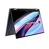 ASUS Zenbook Pro 15 Flip OLED 2-in-1 Convertible Laptop | 15,6' WQHD+ OLED Display | Intel Core i7-12700H | 16 GB RAM | 1 TB SSD | Intel Iris Xᵉ Graphics | Windows 11 | QWERTZ Tastatur | Tech Blac