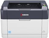 Kyocera Klimaschutz-System Ecosys FS-1041 Mono-Laserdrucker. 20 Seiten A4 pro Minute. Schwarz-Weiß Drucker, USB 2.0, 1.200 dp