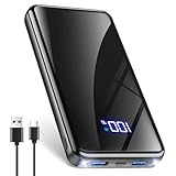 Power Bank,20000mAh Powerbank Schnellladefunktion 22,5W USB-C PD3.0 & QC4.0 Tragbarer Externer HandyAkkus mit LED Display,Kompatibel mit iPhone 16 Pro Max 15 14 13 Samsung Galaxy S25 Edge/S24/Tab