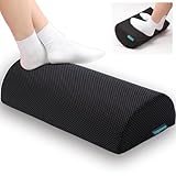 Topmener Fußstütze unter dem Schreibtisch, Ergonomisches Fußstützenkissen mit Schwamm Hoher Dichte Verbesserte Körperhaltung und Stressabbau in Büro und Haush