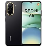 XIAOMI Redmi A5 Smartphone, 3+64GB, Black, Superklare 32MP AI-Kamera, 5200mAh Akku, Leistungsstarker Octa-Core-Prozessor, Immersives 6,88' 120Hz Display