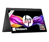 HP Envy x360 2-in-1 Laptop | 15,6' FHD OLED-Touchscreen | AMD Ryzen 7 7730U | 16 GB DDR4 RAM | 1 TB SSD | AMD Radeon Grafik | Windows 11 Home | QWERTZ | Schwarz