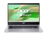 acer Chromebook 314 (CB314-2H-K0VA) Laptop, 14 Inch FHD Display, MediaTek Octa-Core ARM Cortex A73/A53 (MT8183), 4 GB RAM, 64 GB eMMC, Mali-G72 MP3 GPU, Google ChromeOS, Silver