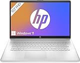 HP Laptop | 17,3 Zoll (43,9 cm) FHD IPS Display | AMD Ryzen 3 7320U | 8 GB RAM | 256 GB SSD | AMD Radeon-Grafik | Windows 11 Home | QWERTZ Tastatur | Silber | mit HP Fast Charg
