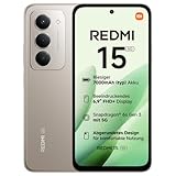 XIAOMI Redmi 15 5G, Smartphone 8+256GB, 6,9' FHD+ DotDisplay 144Hz, Snapdragon® 6s Gen 3, 6nm-Prozess, Octa-Core-CPU, 50MP Hauptkamera, 7000mAh, T