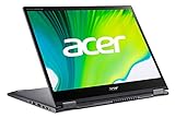 Acer Spin 5 EVO (SP513-55N-72ER) Convertible Notebook 13 Zoll Windows 11 - QHD IPS Touch-Display, Intel Core i7-1165G7, 16 GB LPDDR4X RAM, 1 TB M.2 PCIe SSD, Intel Iris Xe Graphics, Grau