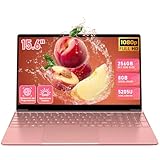 Trygood Laptop 15,6 Zoll FHD IPS Display, 8GB RAM 256GB SSD Notebook, Intel Celeron Prozessor, 6000mAh Akku, Fingerabdrucksensor, Beleuchtete Tastatur, Leichter PC für Home Office & Studenten, p