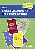 Stärken-Schatzkiste für Therapie und Beratung: 120 Karten mit 12-seitigem Booklet in stabiler Box, Kartenformat 5,9 x 9,2 cm (Beltz Therapiekarten)