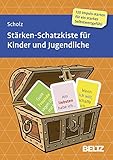 Stärken-Schatzkiste für Kinder und Jugendliche: 120 Karten mit 12-seitigem Booklet in stabiler Box, Kartenformat 5,9 x 9,2 cm (Beltz Therapiekarten)