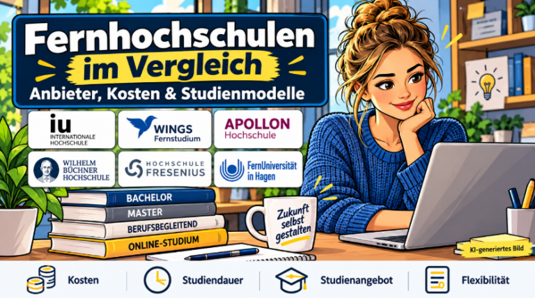 Fernstudium Anbieter im Vergleich: Fernhochschulen & Kosten