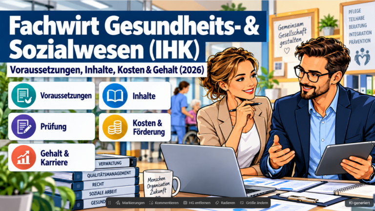 Fachwirt im Gesundheits- und Sozialwesen IHK – Voraussetzungen, Kosten und Karriere