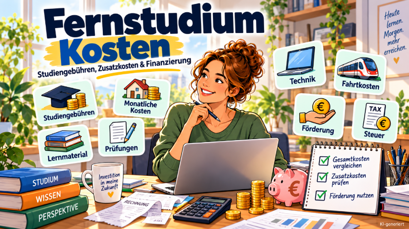 Fernstudium Kosten – Studiengebühren & Zusatzkosten