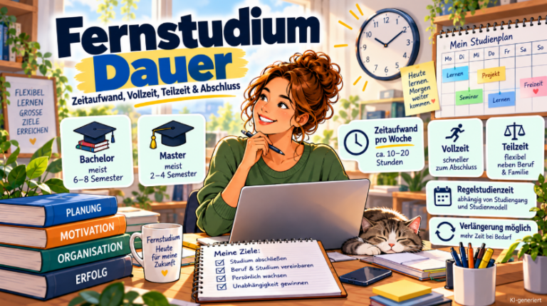 Fernstudium Dauer: Bachelor, Master & Zeitaufwand