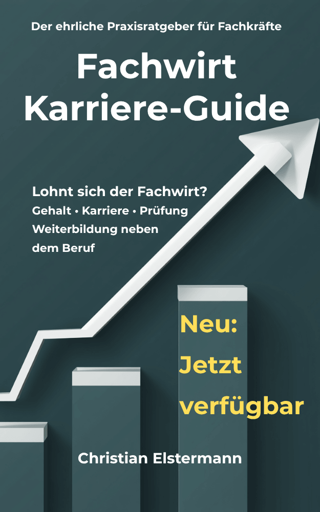 Buchcover zwecks E-Book-Vorstellung: Fachwirt Karriere Guide