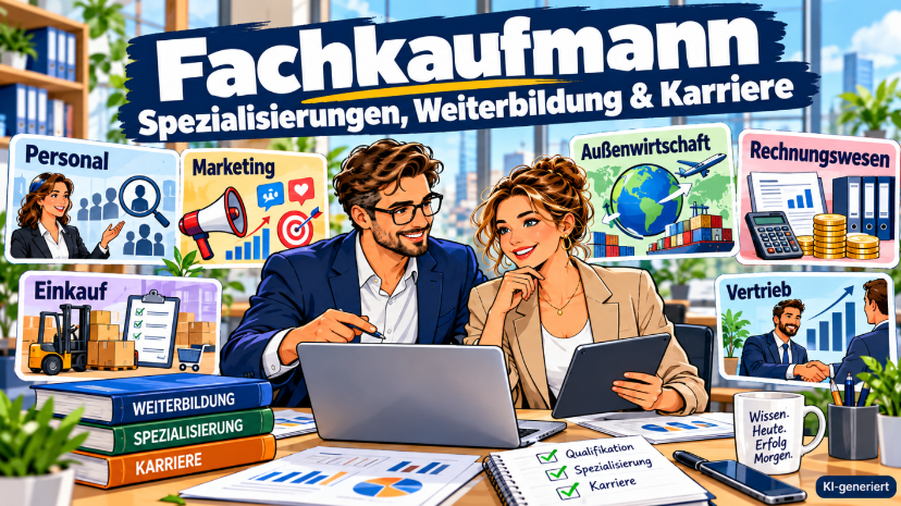 Fachkaufmann – Fachrichtungen, Spezialisierungen und Weiterbildung