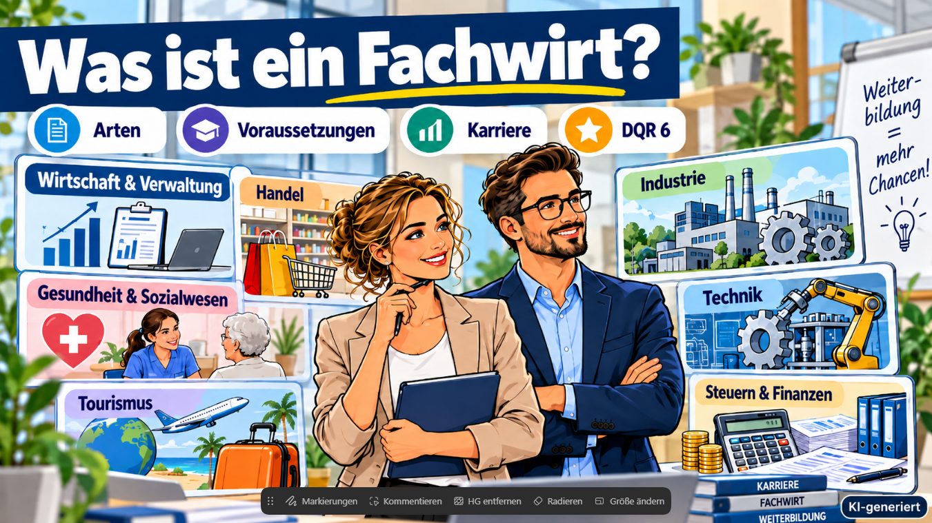 Was ist ein Fachwirt - Beitrags-Illustration
