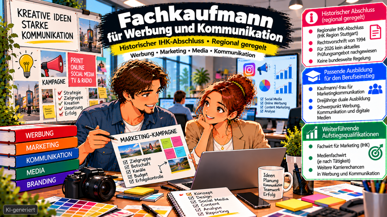 Fachkaufmann Werbung und Kommunikation: Gibt es den Abschluss noch?