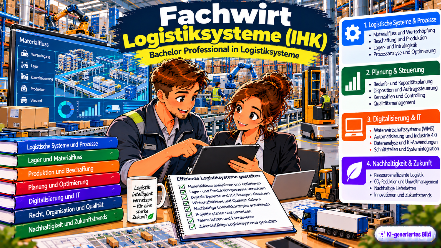 Fachwirt für Logistiksysteme (IHK): Prüfung, Kosten & Fernstudium