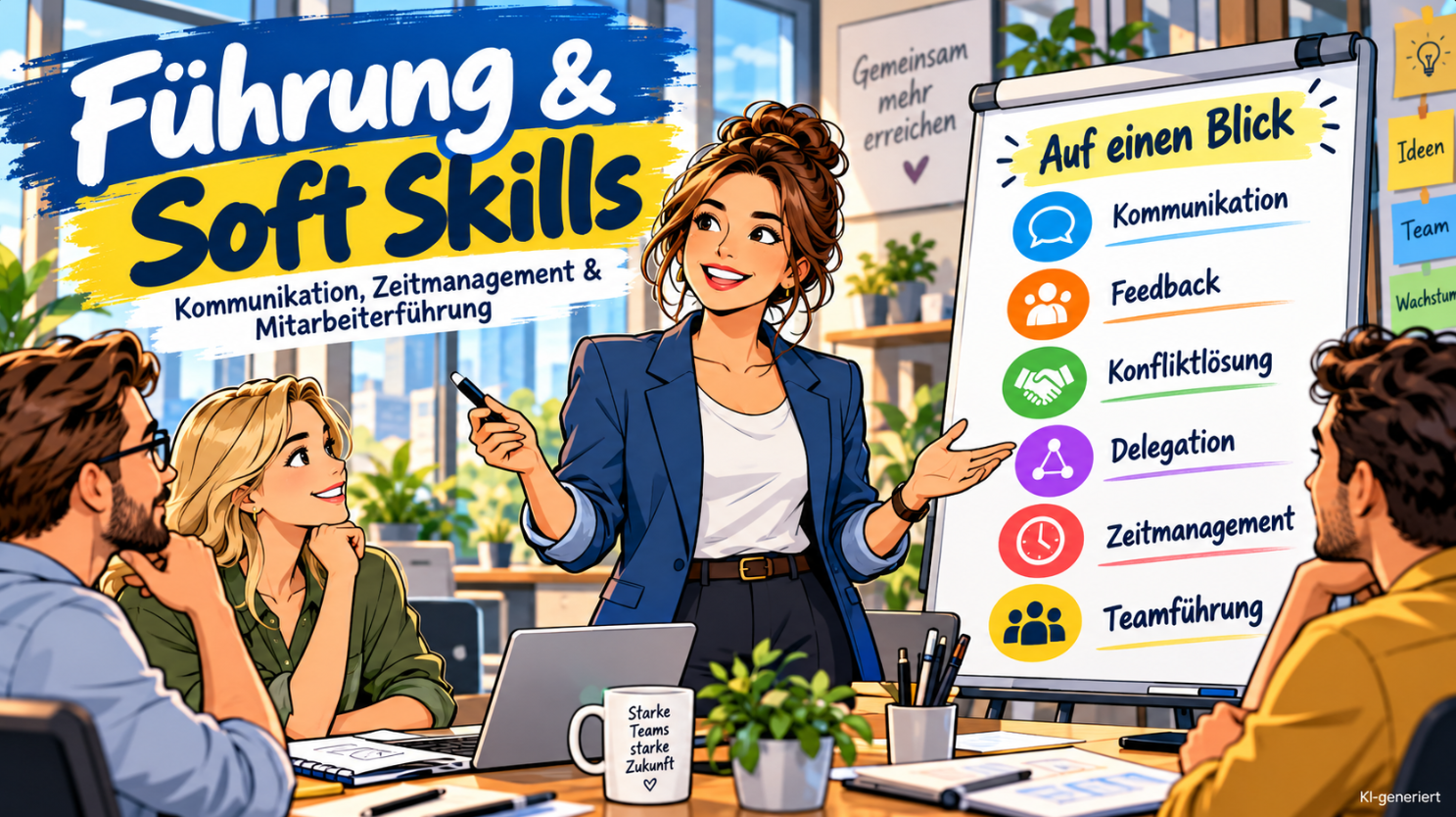 Führung & Soft Skills: Kommunikation, Führung & Zeitmanagemen