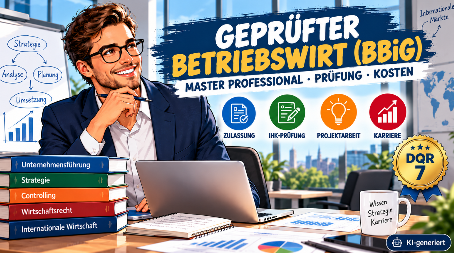 Geprüfter Betriebswirt nach BBiG: Voraussetzungen, Prüfung und Kosten