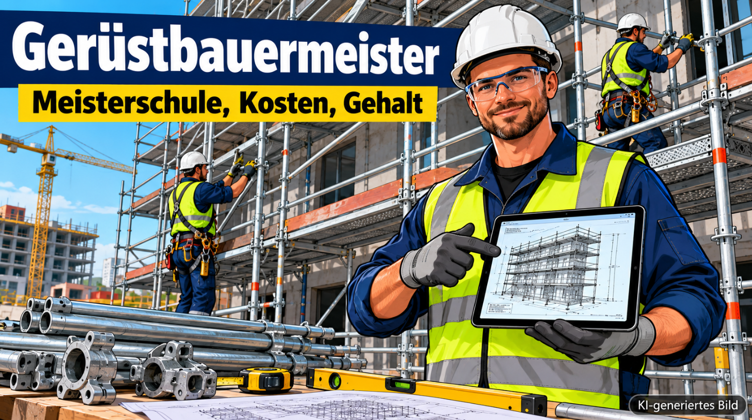 Gerüstbauermeister werden: Voraussetzungen, Meisterschule, Kosten und Gehalt
