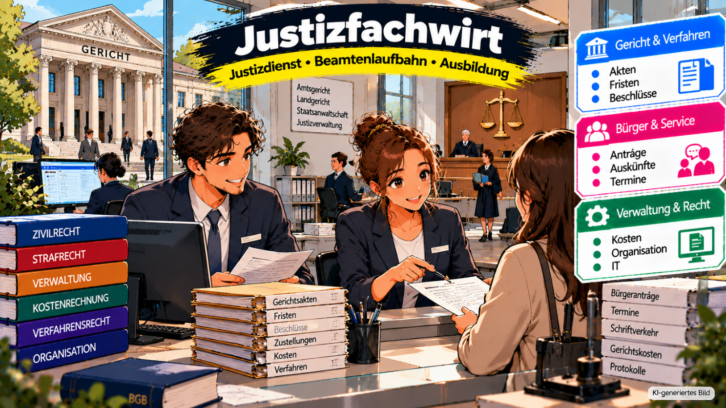 Justizfachwirt: Ausbildung, Voraussetzungen & Gehalt