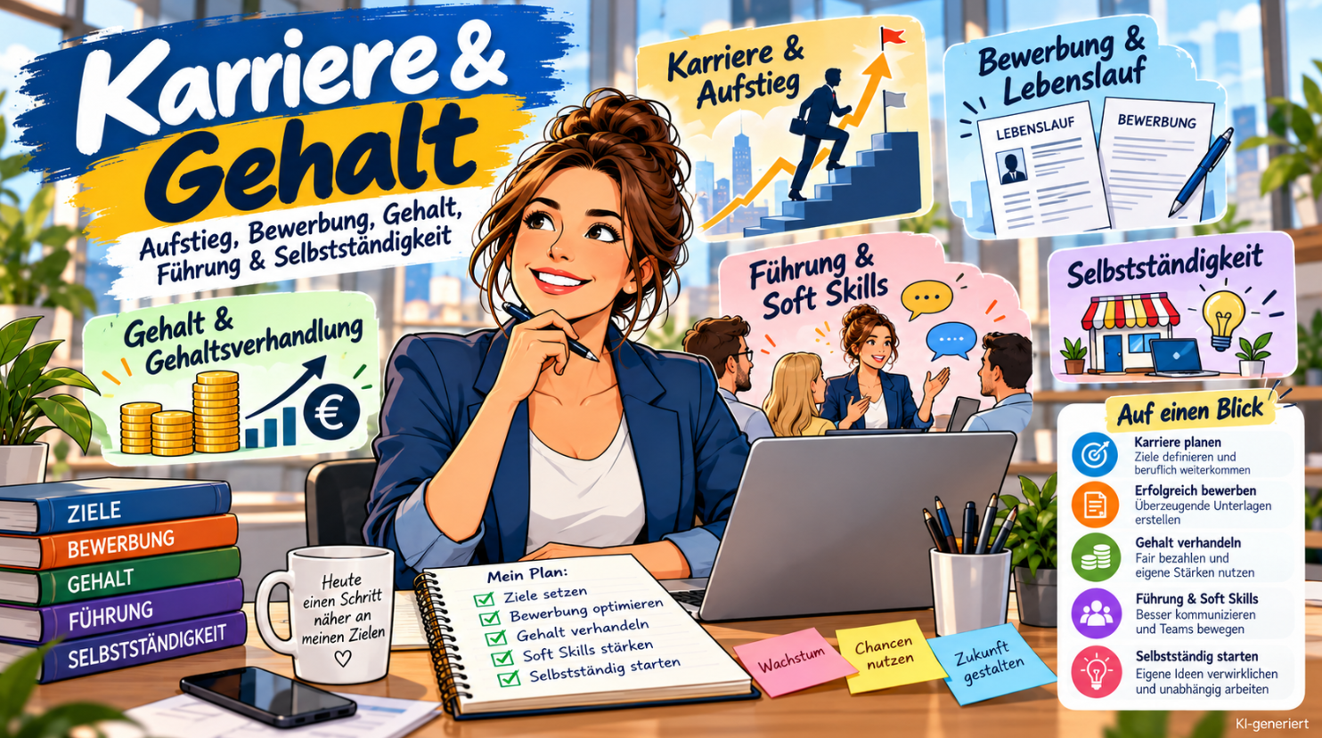 Karriere & Gehalt: Aufstieg, Bewerbung & mehr verdienen