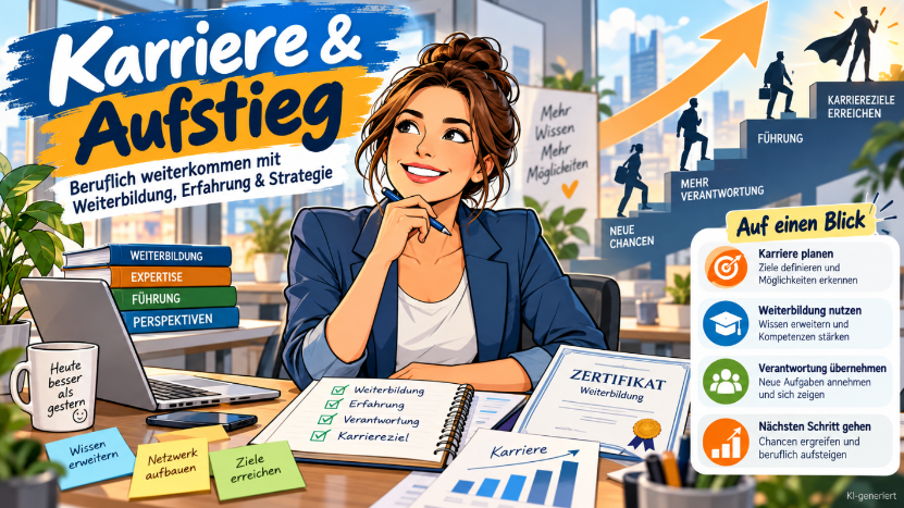 Karriere & Aufstieg: Mit Weiterbildung beruflich weiterkommen