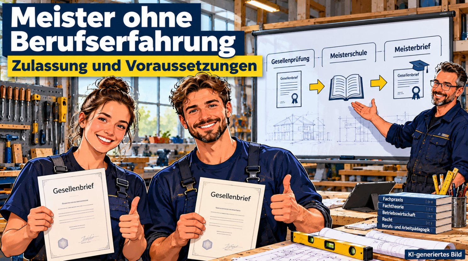 Meister machen ohne Berufserfahrung: Voraussetzungen und Zulassung