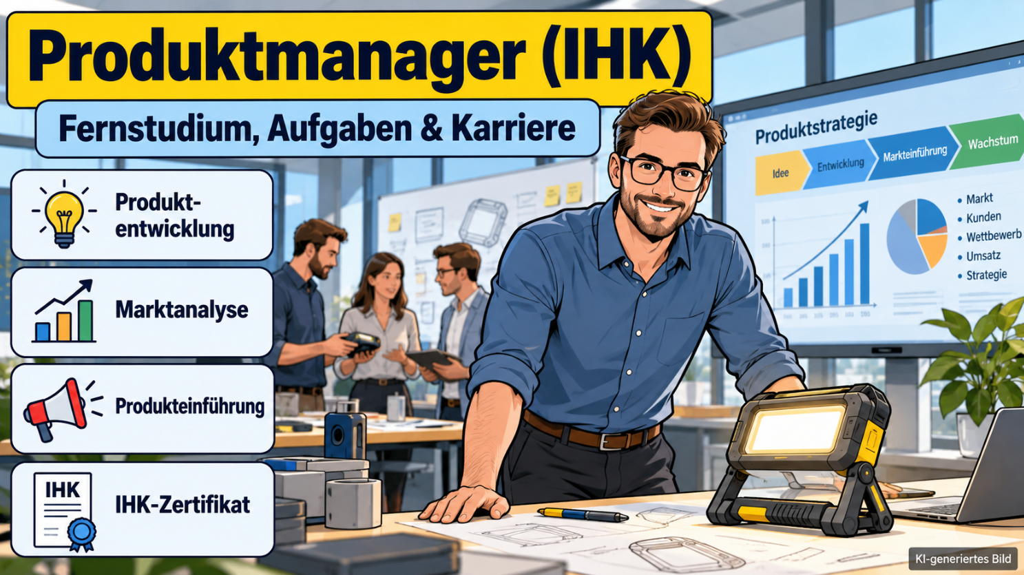 Produktmanager (IHK): Weiterbildung, Kosten & Gehalt