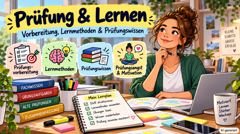 Prüfung & Lernen: Lernmethoden, Vorbereitung & Fachwissen