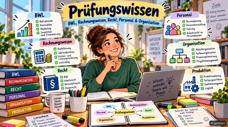 Prüfungswissen für Fachwirte: BWL, Recht & Rechnungswesen