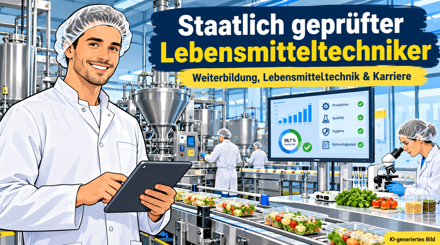Staatlich geprüfter Lebensmitteltechniker: Weiterbildung, Kosten und Gehalt