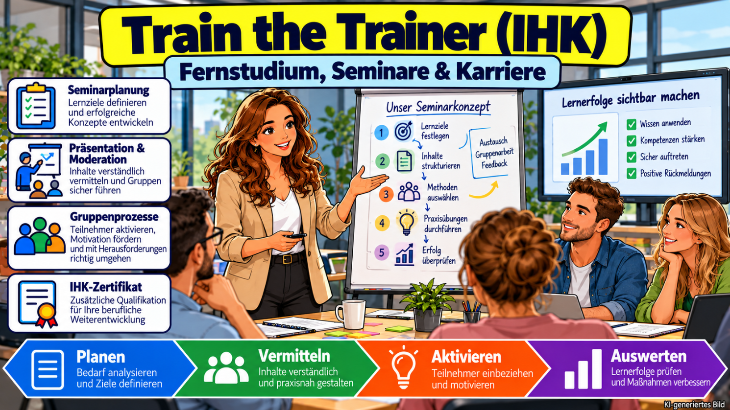 Train the Trainer (IHK): Weiterbildung, Inhalte, Kosten & Abschluss